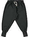 BabyClic Swatpants - 100% Organic Cotton Flamé Pelouche - Elasticated Waistband - Anthracite Trousers
