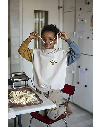 BabyClic Sweatshirt Long Sleeves - Sun - Tricolor - Organic Cotton Sweatshirts