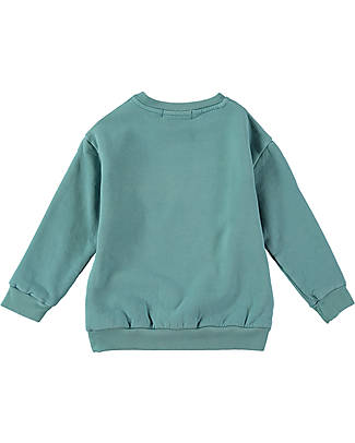 BabyClic Sweatshirt - Smile Emerald - Organic Cotton Sweatshirts