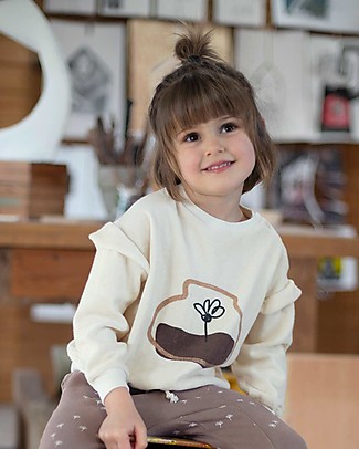 BabyClic Sweatshirt with Frills - Tank - Elasticated Organic Cotton Sweatshirts