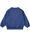 BabyClic Sweatshirt With Shoulder Buttons - Blue - 3 Birds Klein Sweatshirts