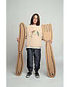 BabyClic Sweatshirt With Shoulder Buttons - Cream - Date Sweatshirts