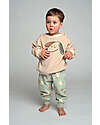 BabyClic Sweatshirt With Shoulder Buttons - Cream - Date Sweatshirts