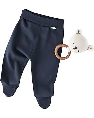 Babycosy Footed Pant - Dark Blue - 100% GOTS Organic Cotton Trousers