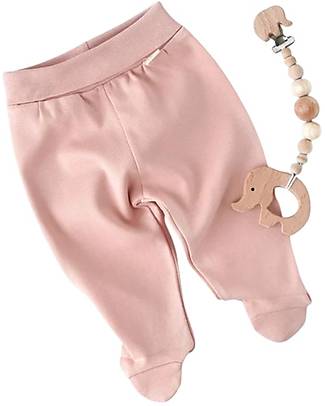 Babycosy Footed Pant - Powder - 100% GOTS Organic Cotton Trousers