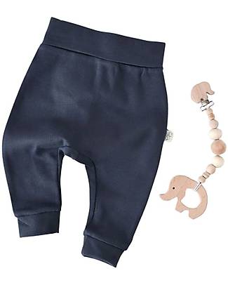 Babycosy Long Pant - Dark Blue - 100% GOTS Organic Cotton Trousers
