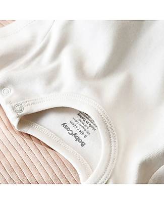 Babycosy Short-Sleeved Bodysuit - Ecru - 100% GOTS Organic Cotton Short Sleeves Bodies