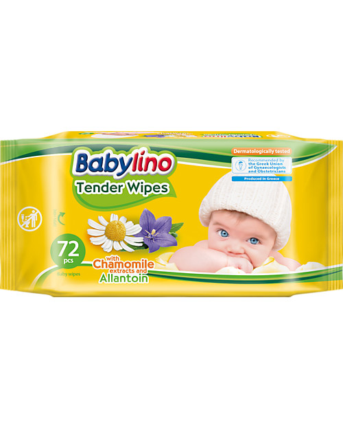 Babylino Baby Tender Wipes, 72 pieces Baby Wipes