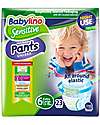 Babylino Babylino Pants Sensitive Unisex - Oeko-Tex Standard 100 Certified! Eco Nappies