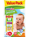 Babylino Diapers Babylino Sensitive Value Pack - Oeko-Tex Standard 100 Certified - Super Absorbent and Ultra Thin! Eco Nappies