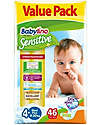 Babylino Diapers Babylino Sensitive Value Pack - Oeko-Tex Standard 100 Certified - Super Absorbent and Ultra Thin! Eco Nappies