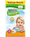 Babylino Diapers Babylino Sensitive Value Pack - Oeko-Tex Standard 100 Certified - Super Absorbent and Ultra Thin! Eco Nappies