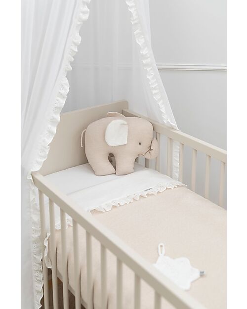 Baby's Only Calm Cot Bed Sheet - White - 120×150 cm - 100% Cotton Bed Sheets and Pillow Cases