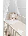 Baby's Only Calm Cot Bed Sheet - White - 120×150 cm - 100% Cotton Bed Sheets and Pillow Cases