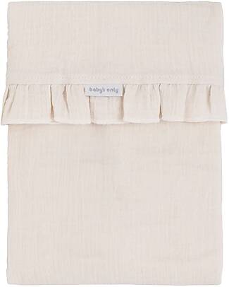 Baby's Only Calm Crib Sheet with Ruffle - Beige - 80×100 cm - 100% Cotton - From 3 to 6 months Newborn Toys_
