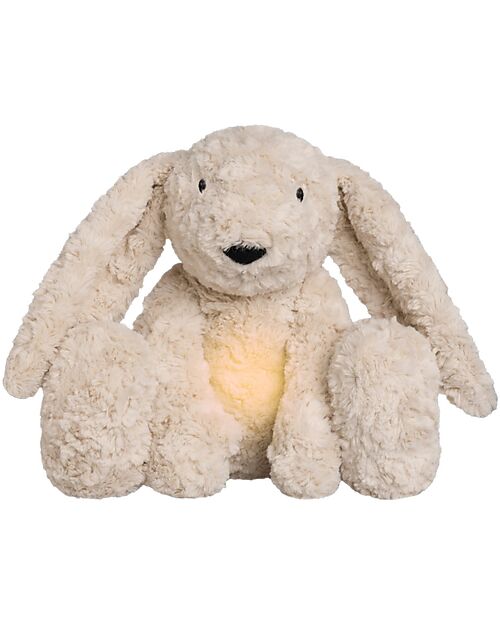 Baby's Only Cuddly Rabbit Plush Bibi - with White Noise, Lullabies, and Night Light - Sand - with Cry Detection - From birth Soft Toys