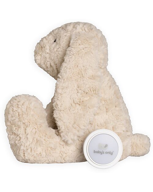 Baby's Only Cuddly Rabbit Plush Bibi - with White Noise, Lullabies, and Night Light - Sand - with Cry Detection - From birth Soft Toys