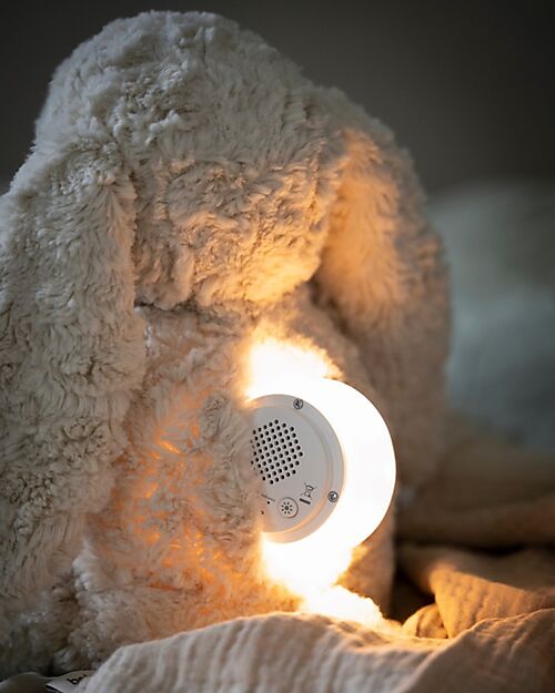 Baby's Only Cuddly Rabbit Plush Bibi - with White Noise, Lullabies, and Night Light - Sand - with Cry Detection - From birth Soft Toys