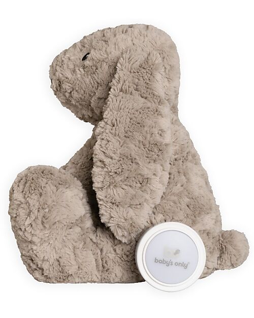 Baby's Only Cuddly Rabbit Plush Bibi - with White Noise, Lullabies, and Night Light - Taupe - with Cry Detection - From birth Soft Toys