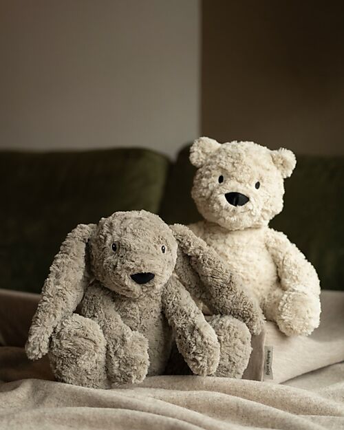 Baby's Only Cuddly Rabbit Plush Bibi - with White Noise, Lullabies, and Night Light - Taupe - with Cry Detection - From birth Soft Toys