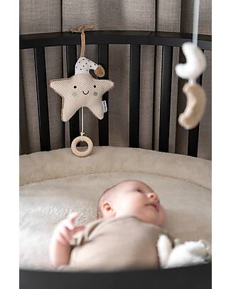 Baby's Only Musical Mobile with Plush Toys - Stars - From Birth Bed Sheets and Pillow Cases