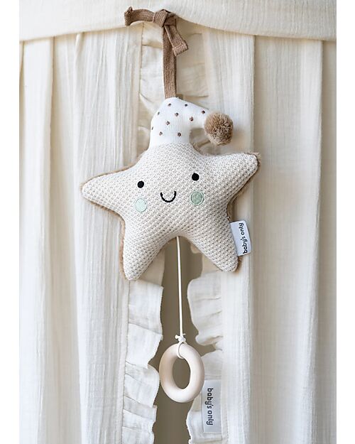 Baby's Only Musical Mobile with Plush Toys - Stars - From Birth Bed Sheets and Pillow Cases