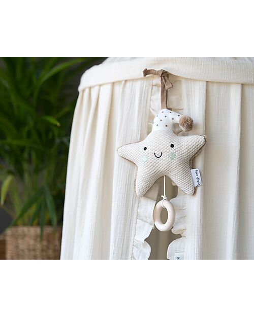 Baby's Only Musical Mobile with Plush Toys - Stars - From Birth Bed Sheets and Pillow Cases