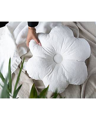 Baby's Only Pillow Flower Calm - White - Cotton Cushions