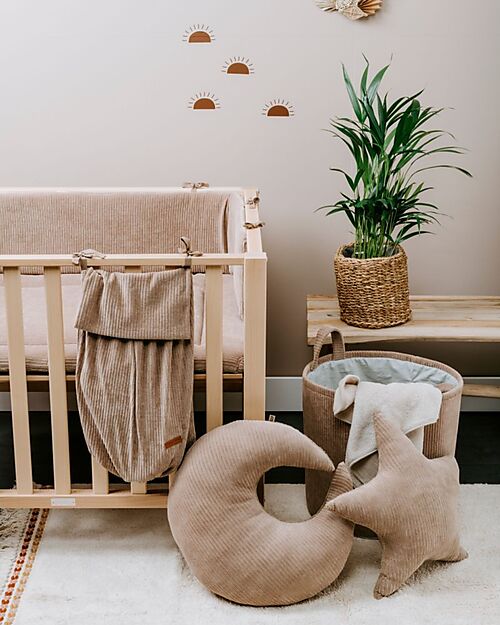 Baby's Only Sense Moon Cushion - White - Corduroy Velvet - 45×40 cm Cushions