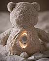 Baby's Only Teddy Bear Plush Bo with White Noise, Lullabies, and Night Light - Sand - with Cry Detection - +0 months Soft Toys