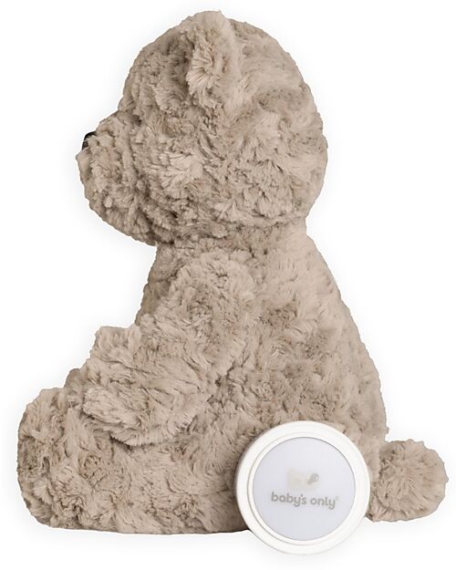 Baby's Only Teddy Bear Plush Bo with White Noise, Lullabies, and Night Light - Taupe - with Cry Detection - +0 months Soft Toys