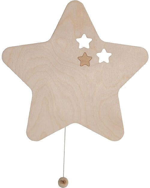 Baby's Only Wooden Wall Lamp - Star Wonder - Brown Wall Lamps