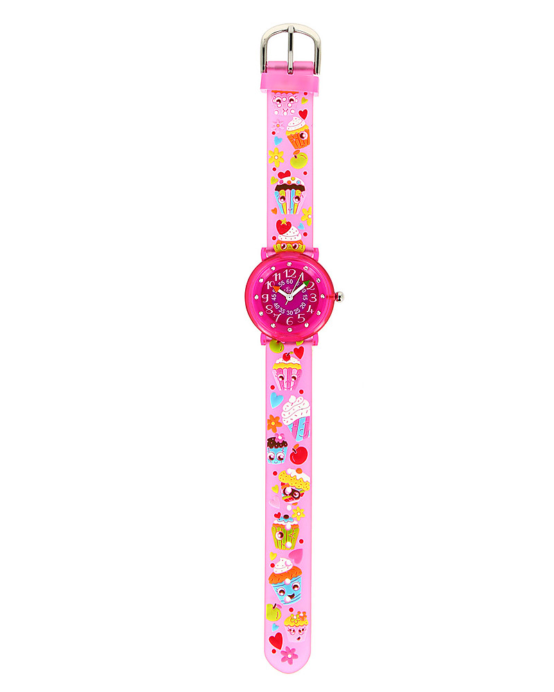 Silicone Strap Barbie themed Kids Analog Watch –Pink