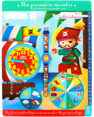 BabyWatch My First Learning Watch - Pirates (suitable from age 3!) Learning Watches