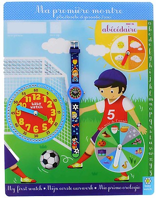 BabyWatch My First Learning Watch - Soccer (suitable from age 3!) Learning Watches