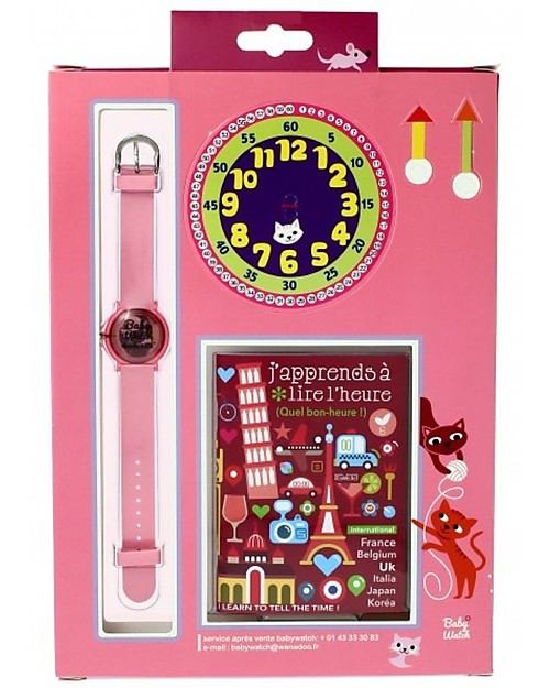 BabyWatch Zap Time Learning Clock - Cats Watches