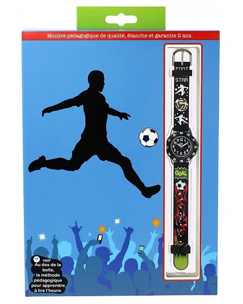 BabyWatch Zap Time Learning Clock - Football Star Watches