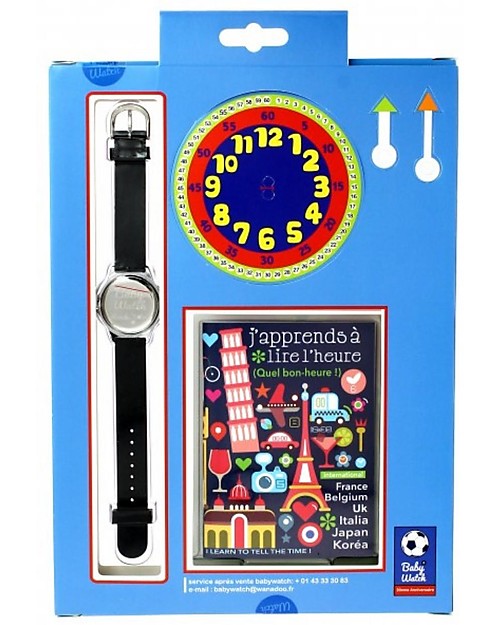 BabyWatch Zap Time Learning Clock - Football Star Watches