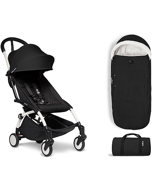 Babyzen BABYZEN Footmuff - Black - For YOYO stroller Footmuffs