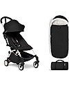 Babyzen BABYZEN Footmuff - Black - For YOYO stroller Footmuffs