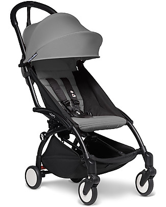 Babyzen BABYZEN YOYO² Stroller - Black Frame + Grey Textile 6+ Lights Strollers