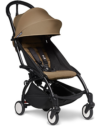 Babyzen BABYZEN YOYO² Stroller - Black Frame + Toffee Textile 6+ Lights Strollers