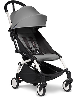 Babyzen BABYZEN YOYO² Stroller - White Frame + Grey 6+ Lights Strollers
