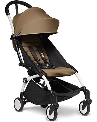 Babyzen BABYZEN YOYO² Stroller - White Frame + Toffee Textile 6+ Lights Strollers
