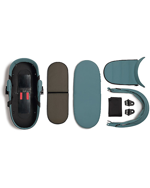 Babyzen Bassinet YOYO 0+ - Aqua - Compact and Lightweight Pram Systems