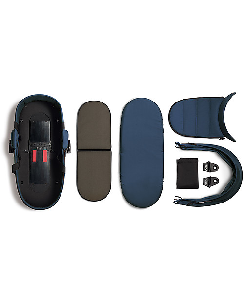 Babyzen Bassinet YOYO 0+ - Navy - Compact and Lightweight Pram Systems