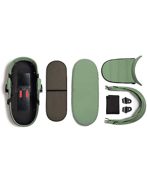 Babyzen Bassinet YOYO 0+ - Peppermint - Compact and Lightweight Pram Systems