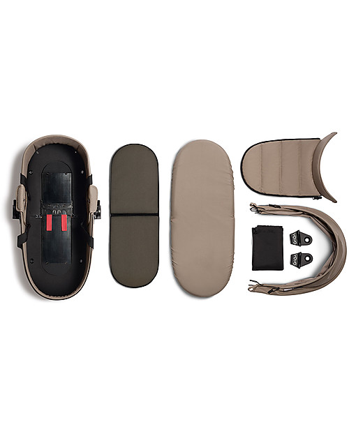 Babyzen Bassinet YOYO 0+ - Taupe - Compact and Lightweight Pram Systems