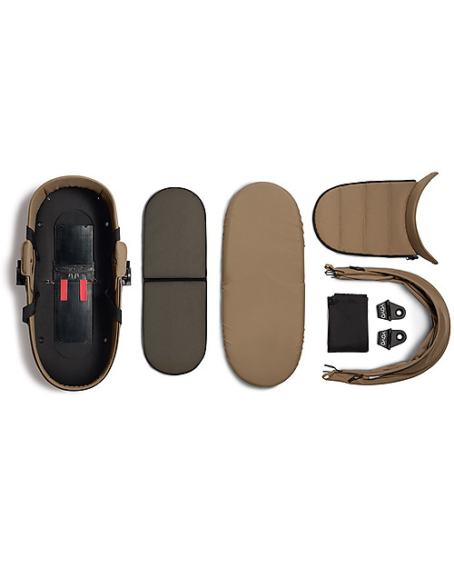 Babyzen Bassinet YOYO 0+ - Toffee - Compact and Lightweight Pram Systems