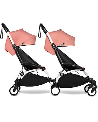 Babyzen Connect - White - Convert your Babyzen Stroller in a Double one! Double Pushchairs